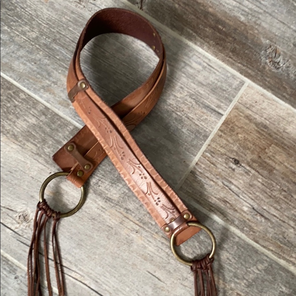 Línea Pelle Boho Tie Belt *flaw